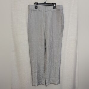 NWT! Chicos Traveler's collection platinum silver dress pant size 0.5